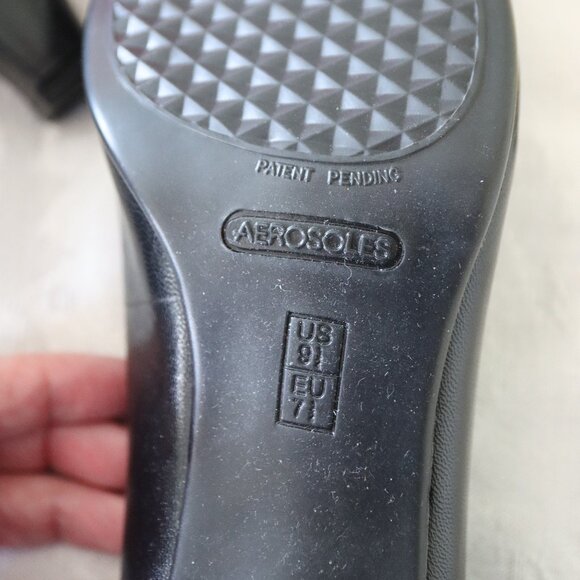 Aerosoles Black Dress Pumps Heelrest Comfort Technology Size 9.5 - Picture 9 of 13